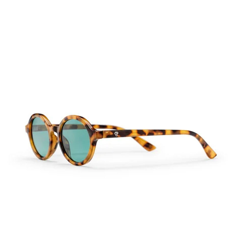 Chpo Marlene Sunglasses Leopard With Blue Lens