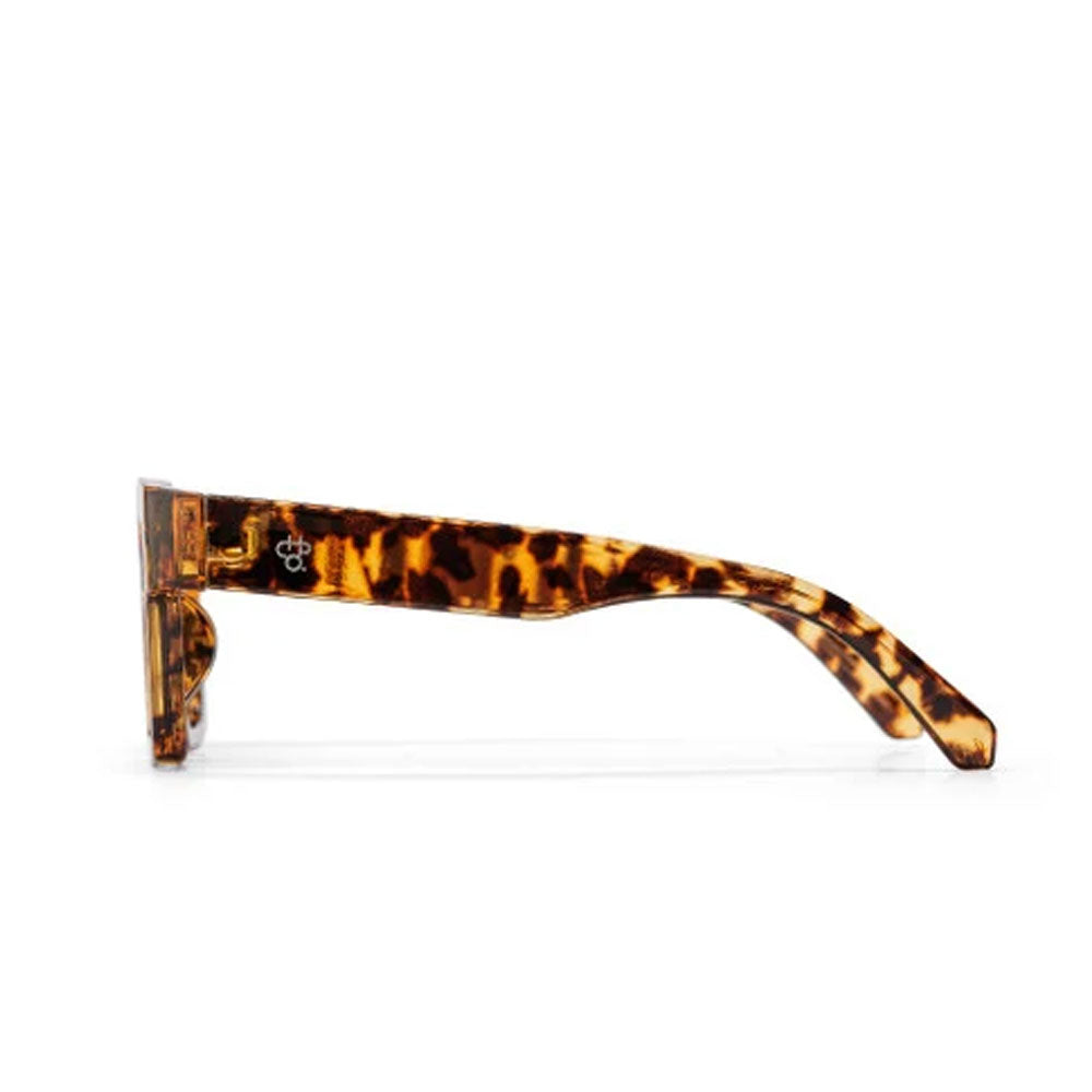 Chpo Max Sunglasses Leopard With Green Lens