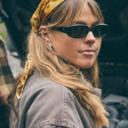Chpo Michelle Sunglasses Smoke Green with Green Lens