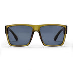 Chpo Miguel Sunglasses Moss Green with Black Lens