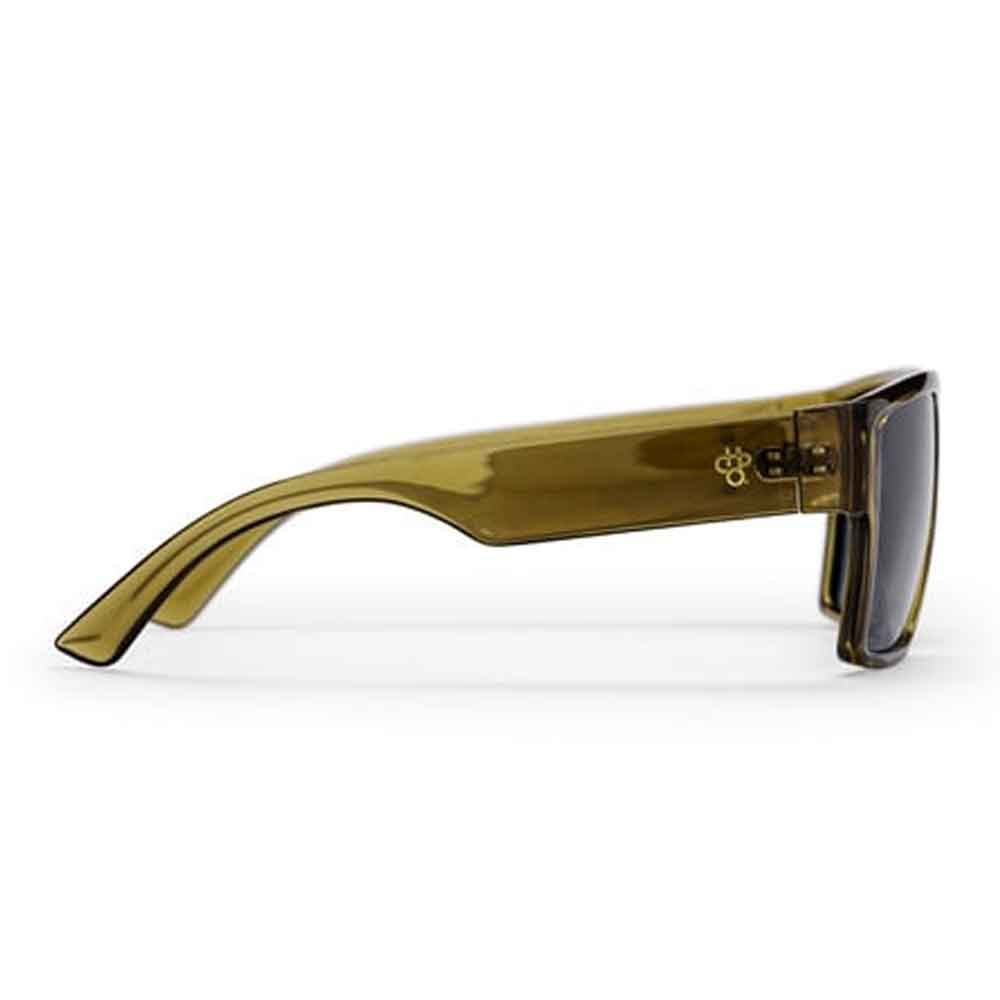 Chpo Miguel Sunglasses Moss Green with Black Lens