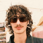 Chpo Stellar Sunglasses Cigar Smoke with Brown Lens