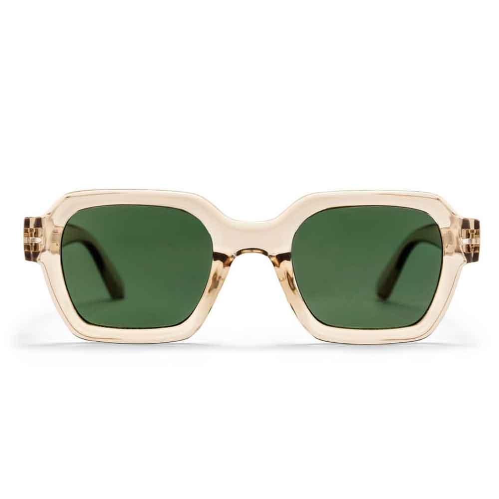 Chpo The AK Sunglasses Camel with Green Lens