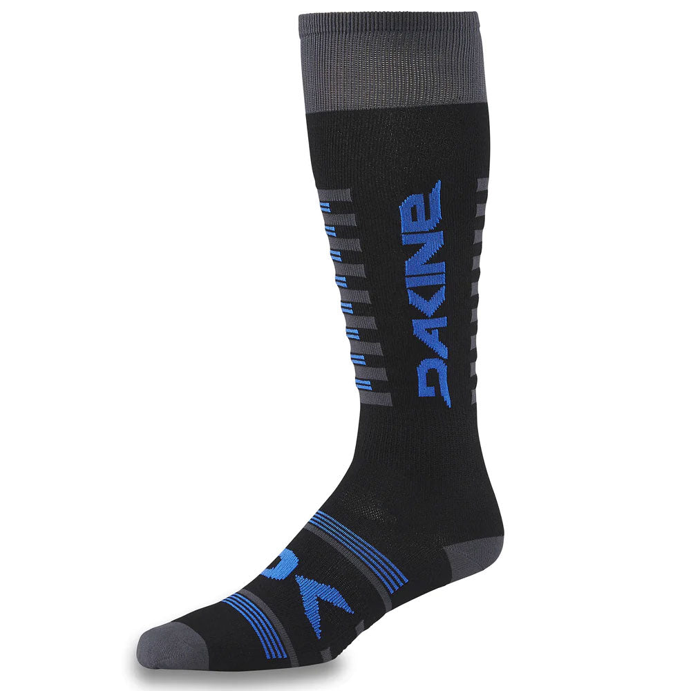 Dakine Thinline Ski Snowboard Socks  Black Blue