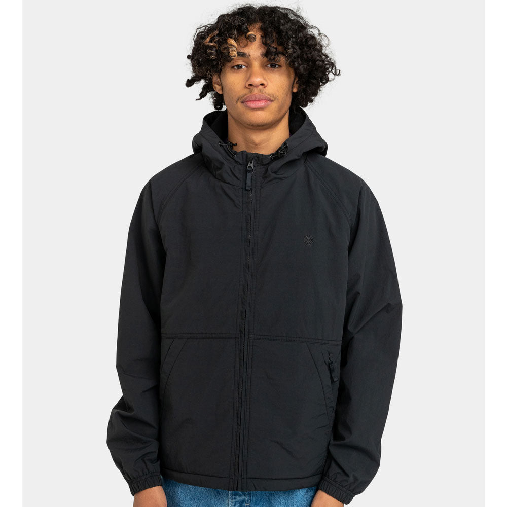 Element Alder Hooded Jacket - Black