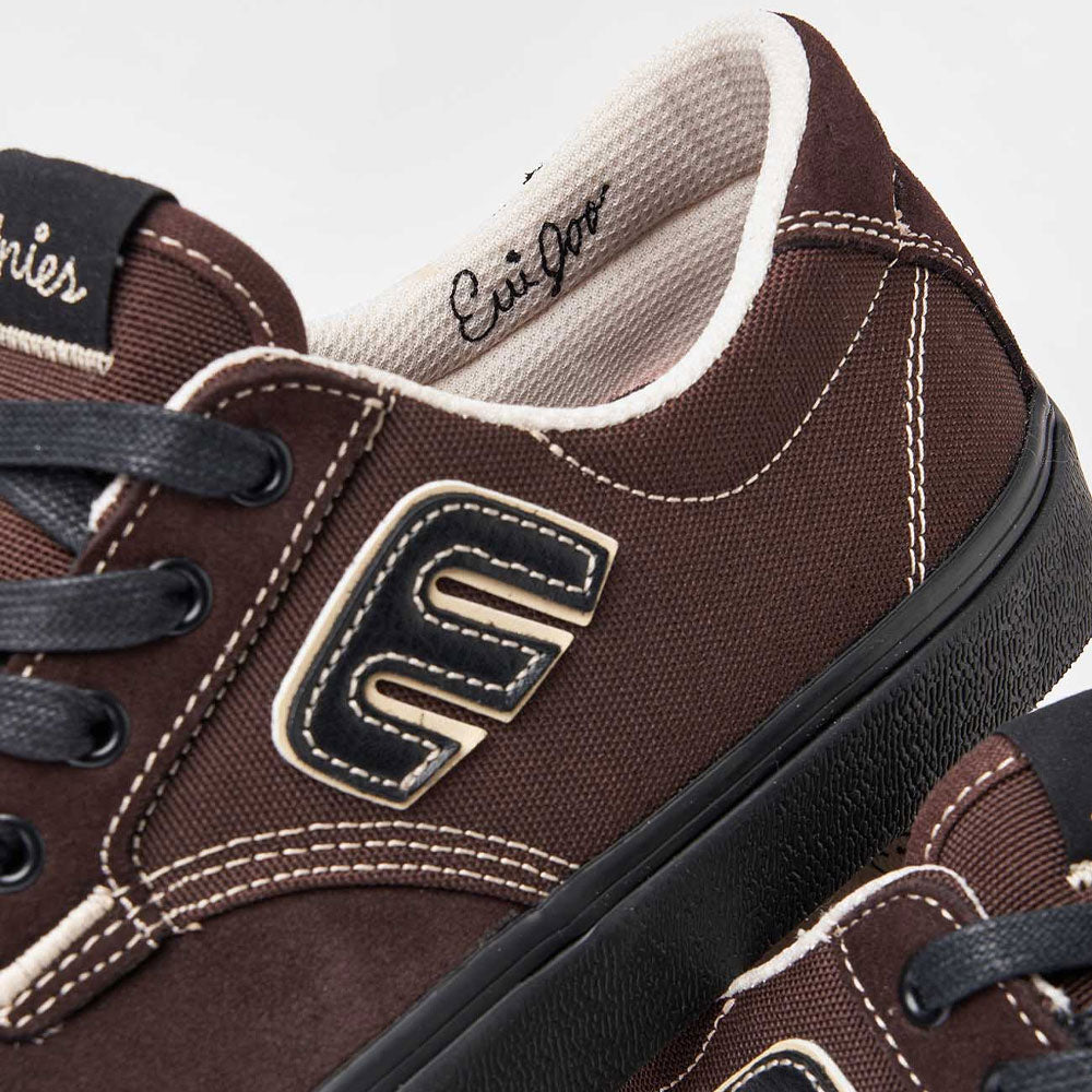 Etnies Barge Plus Skate Shoes - Brown Black