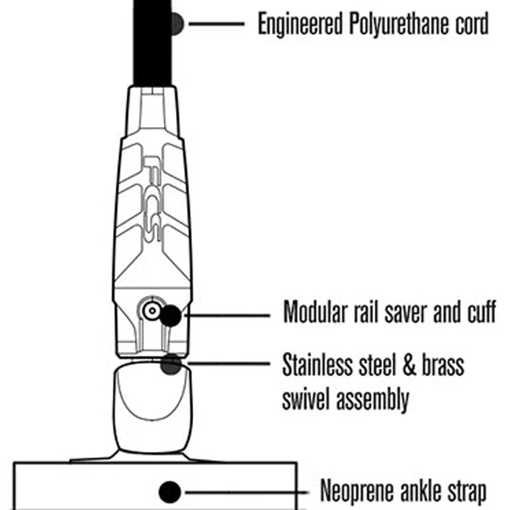 FCS Classic 6ft Leash