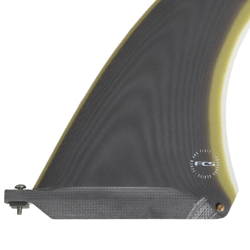 FCS Clique Screw & Plate PG 9 Fin Charcoal