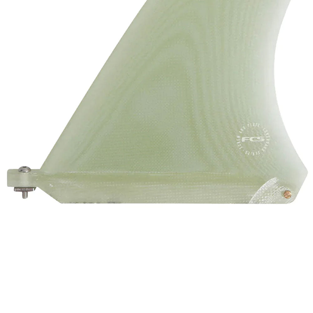 FCS Flow Screw & Plate PG 9.5 Fin Clear