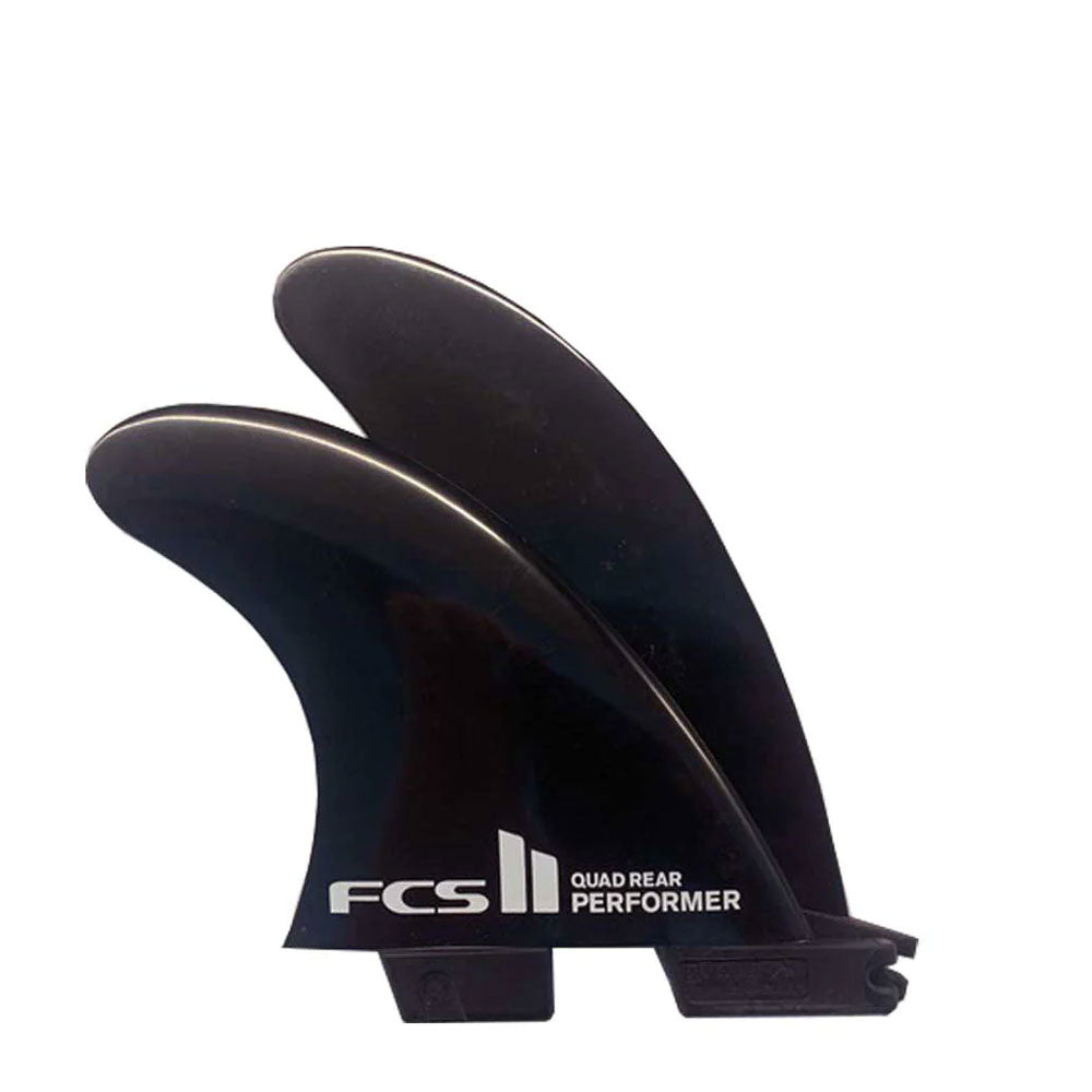 FCS II Performer Black Medium Quad Rear Retail Fins