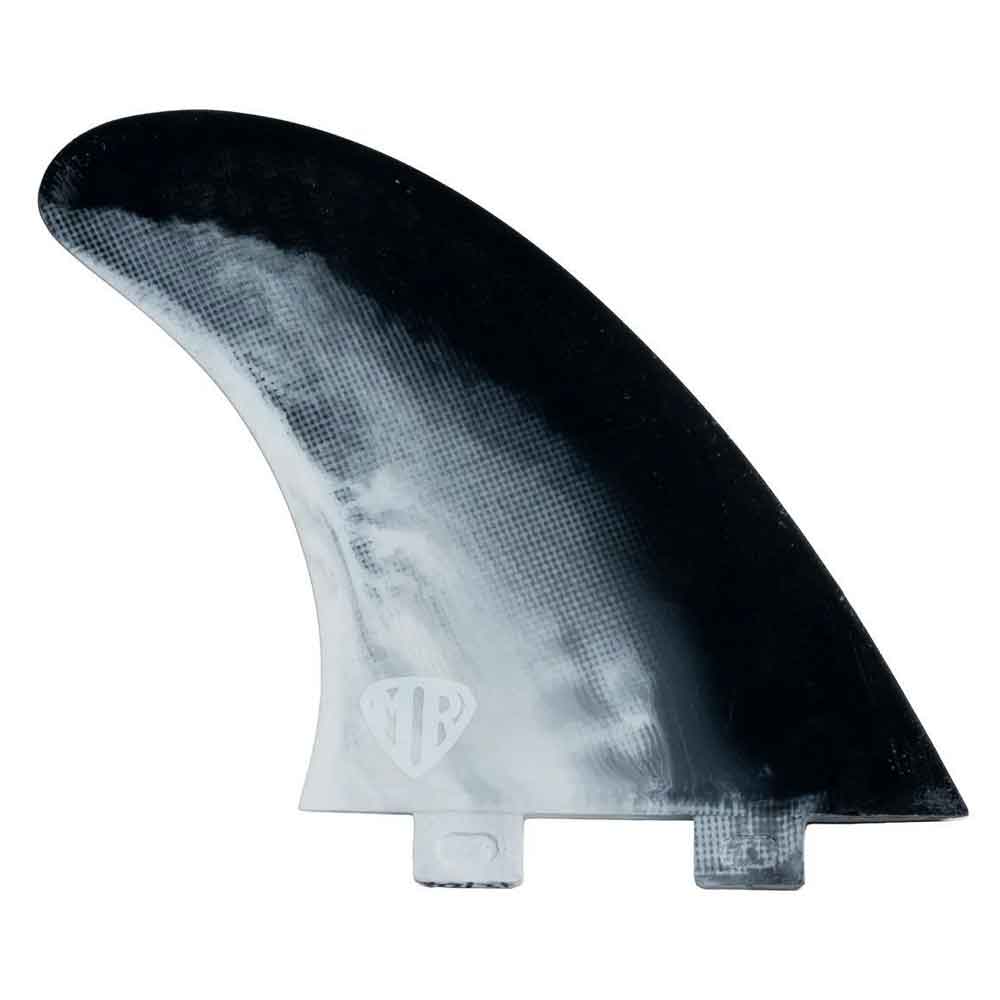 FCS MR Twin +1 PC Black/White Swirl M-L Fins