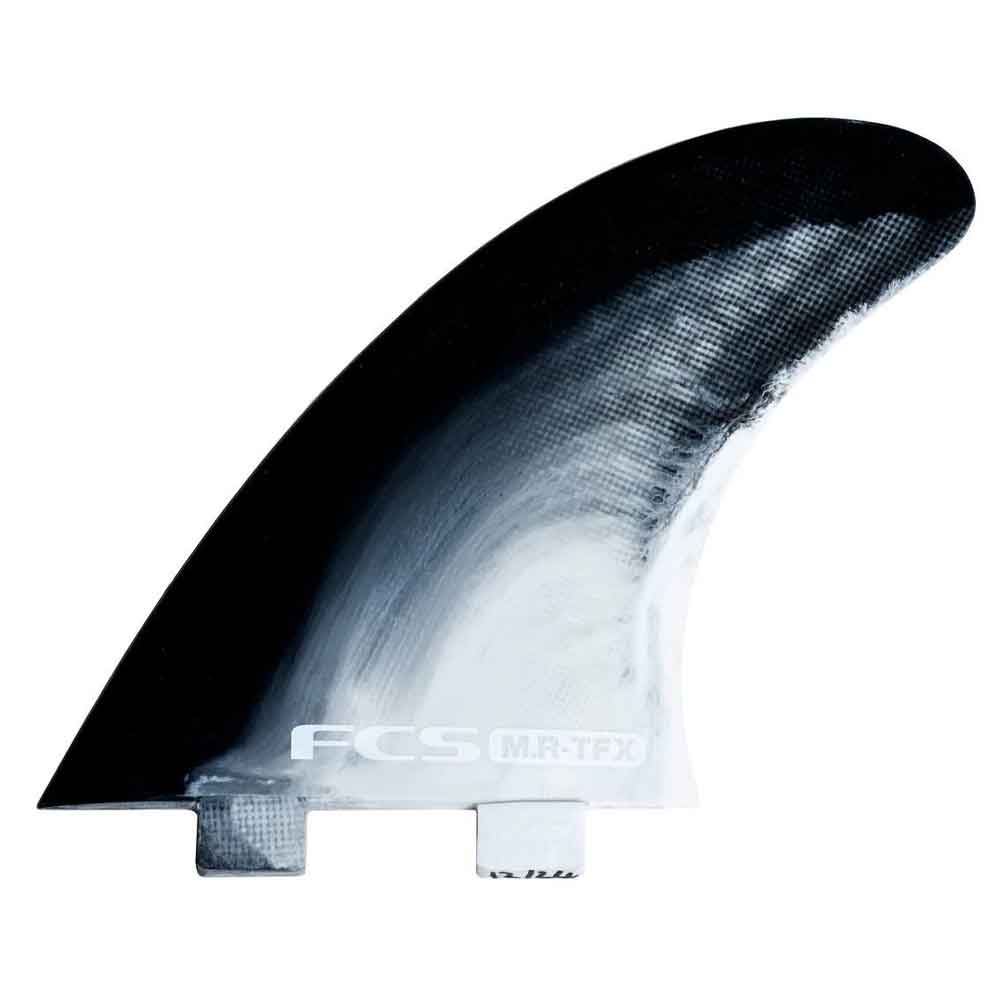 FCS MR Twin +1 PC Black/White Swirl M-L Fins