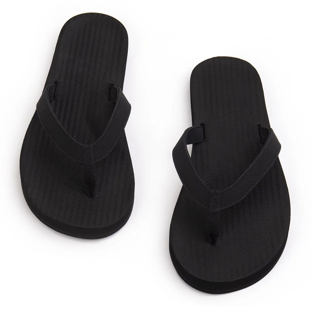 Indosole Essential Flip Flops - Black