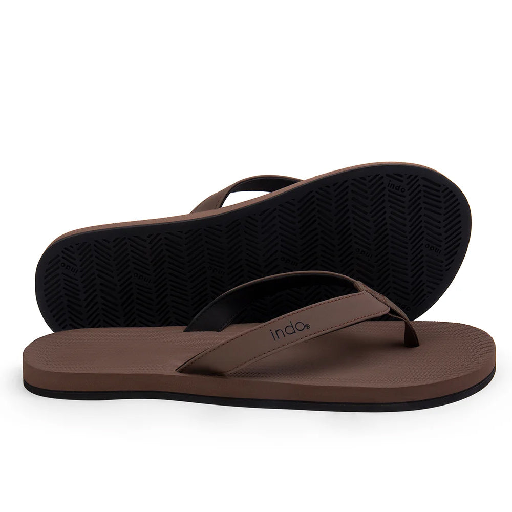 Indosole Essential Flip Flops - Soil
