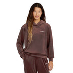 O'Neill Fwc'Cruz Velour Hoodie Purple Gray