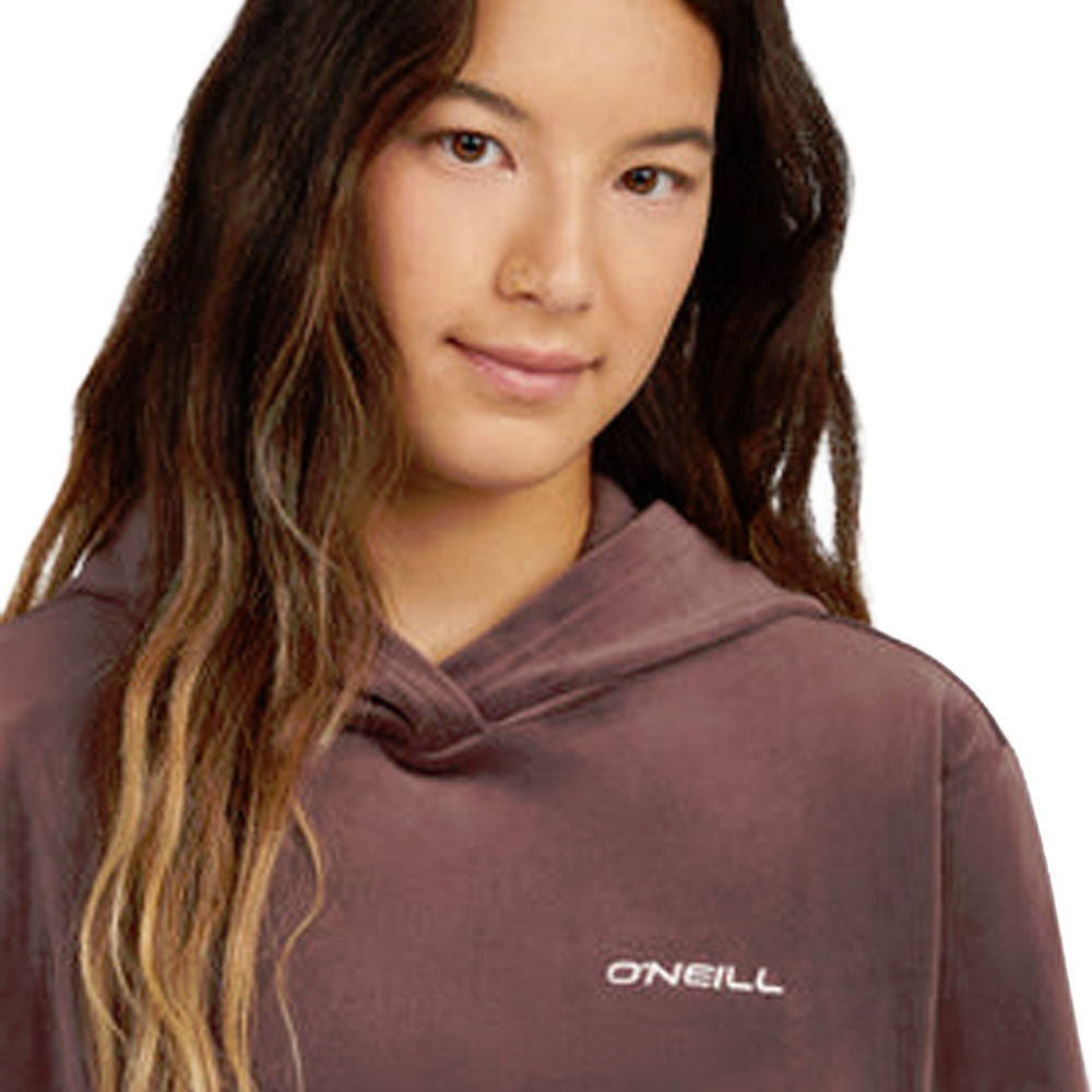 O'Neill Fwc'Cruz Velour Hoodie Purple Gray