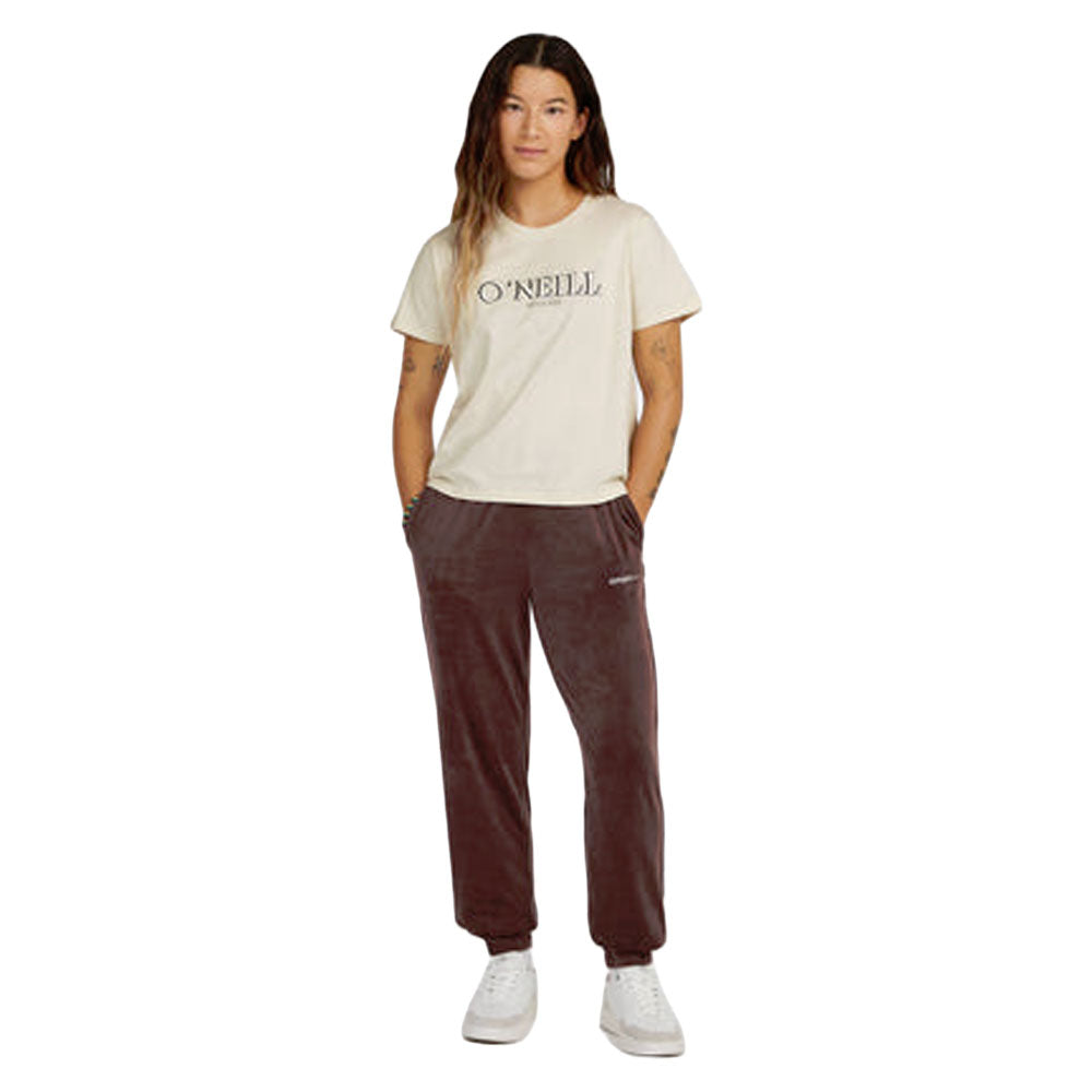 O'Neill Fwc'Cruz Velour Sweatpants Purple Gray