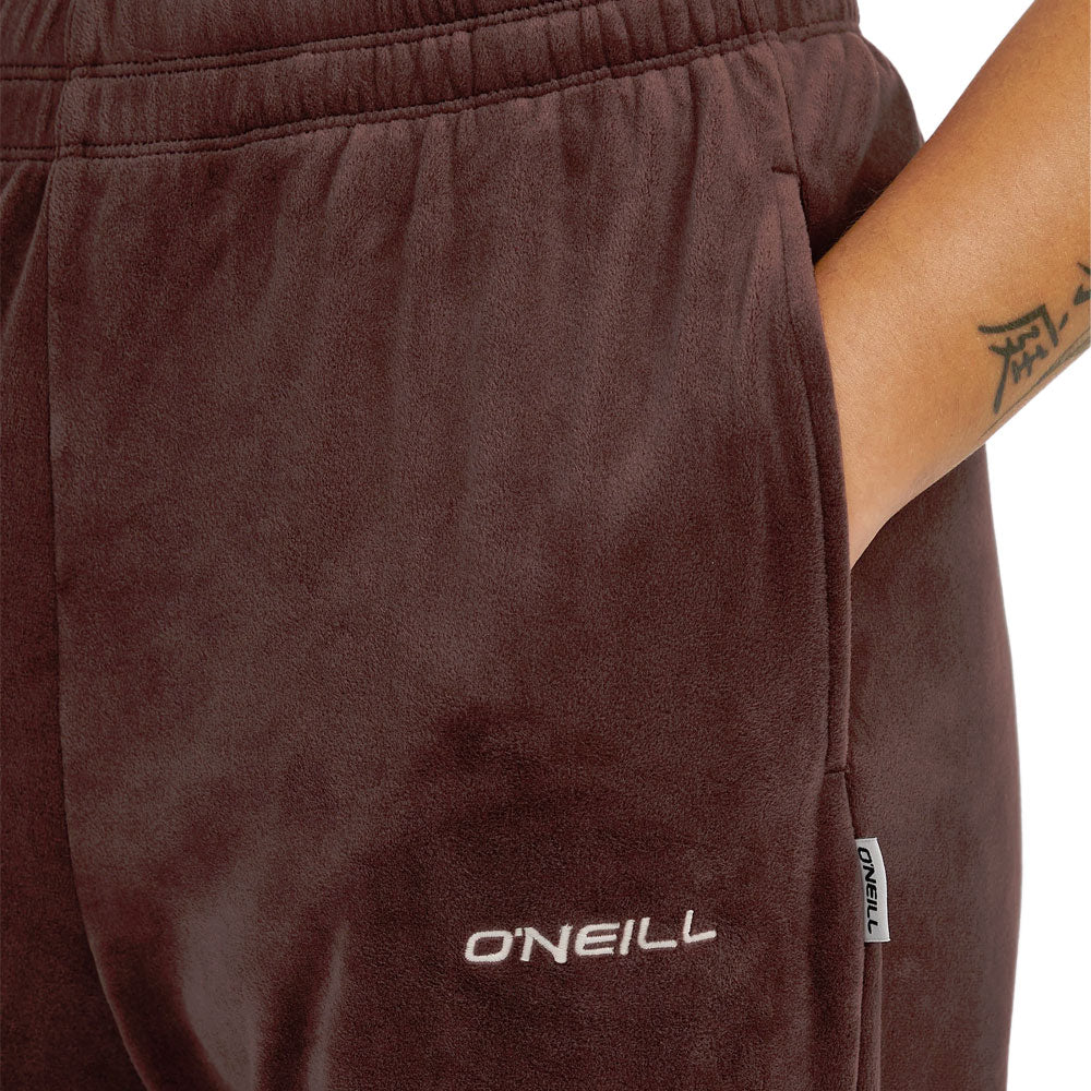 O'Neill Fwc'Cruz Velour Sweatpants Purple Gray