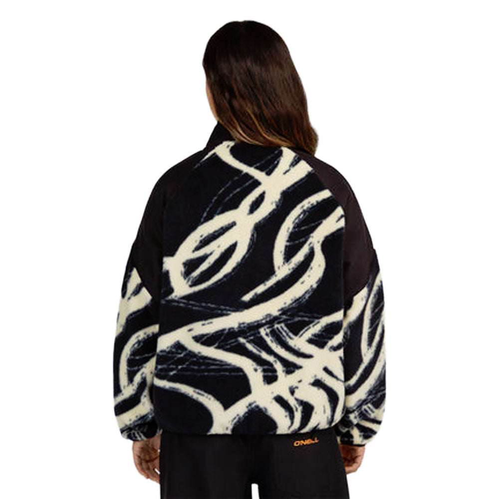 O'Neill Fwc'Play Full Zip Hyperfleece White Snowtracks