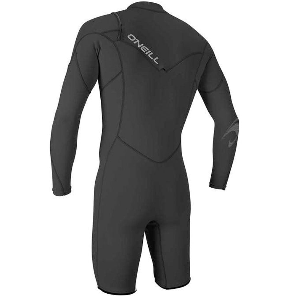 O'Neill Hammer 2mm Chest Zip Long Sleeve Shortie - Black
