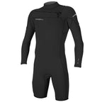 O'Neill Hammer 2mm Chest Zip Long Sleeve Shortie - Black