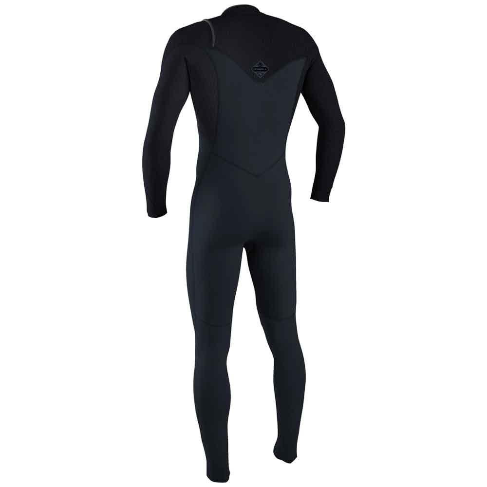 O'Neill Hyperfreak 4/3+ Chest Zip Wetsuit Carbon Dark Slate