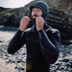 O'Neill Hyperfreak Fire 5/4+ Hooded Chest Zip Black Wetsuit