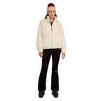 O'Neill Must-Have Full Zip Faux Fur Jacket Linen White