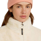 O'Neill Must-Have Full Zip Faux Fur Jacket Linen White