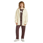 O'Neill Must-Have Long Full Zip High Pile Fleece Linen White