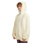 O'Neill Must-Have Long Full Zip High Pile Fleece Linen White