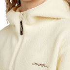 O'Neill Must-Have Long Full Zip High Pile Fleece Linen White