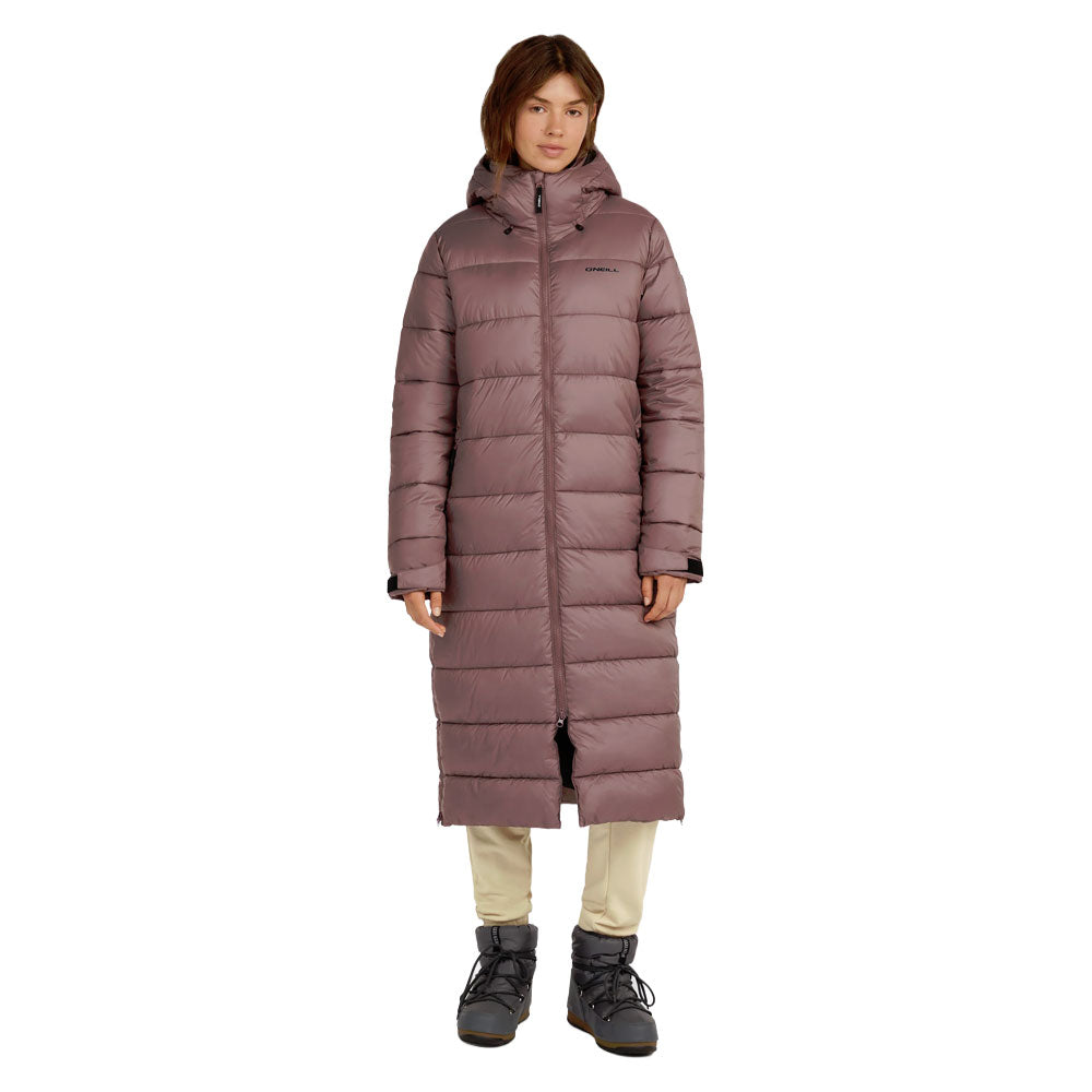 O'Neill Must-Have Long Puffer Jacket Purple Gray