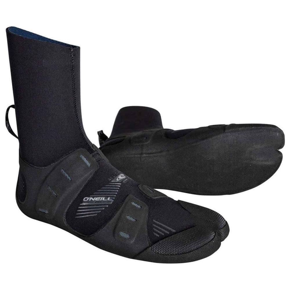 O'Neill Mutant 6/5/4mm Split Toe Wetsuit Boots - Black/Graphite