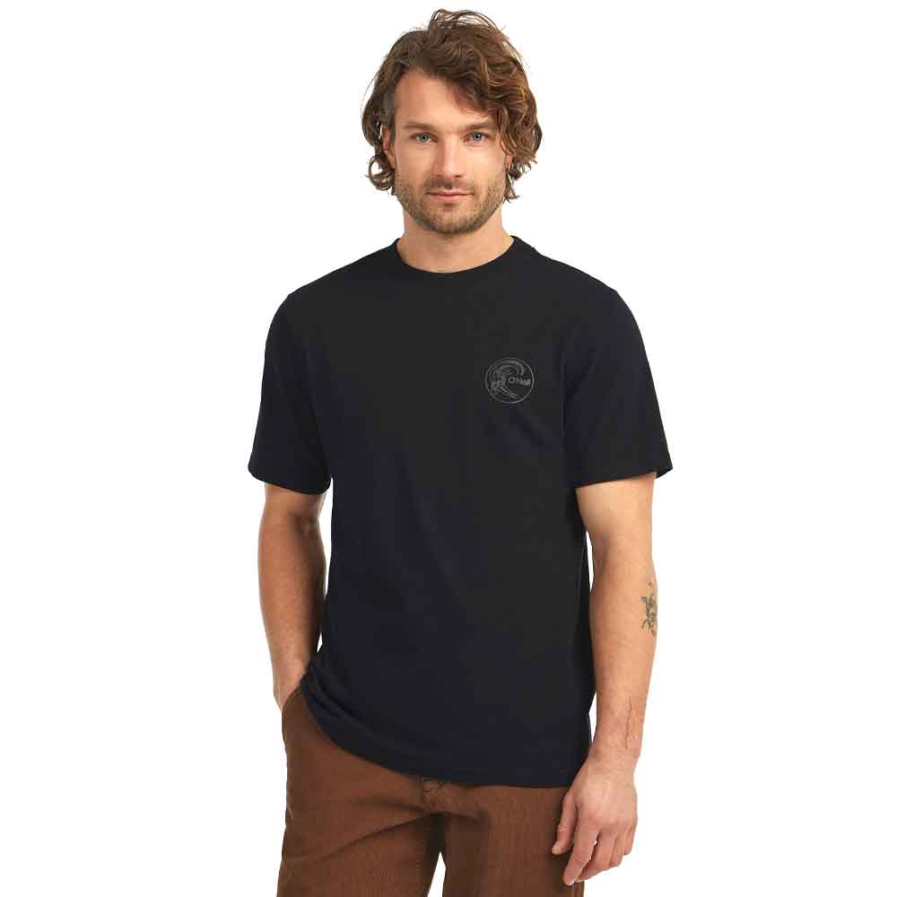 O'Neill O'Riginals Back Print T-Shirt Black Out
