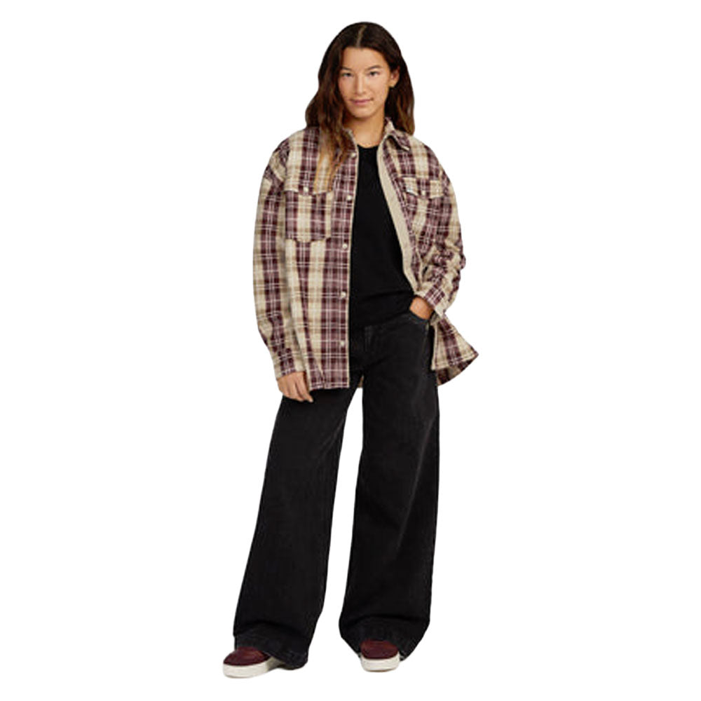 O'Neill O'Riginals Superfleece Shirt  Beige Check Flannel