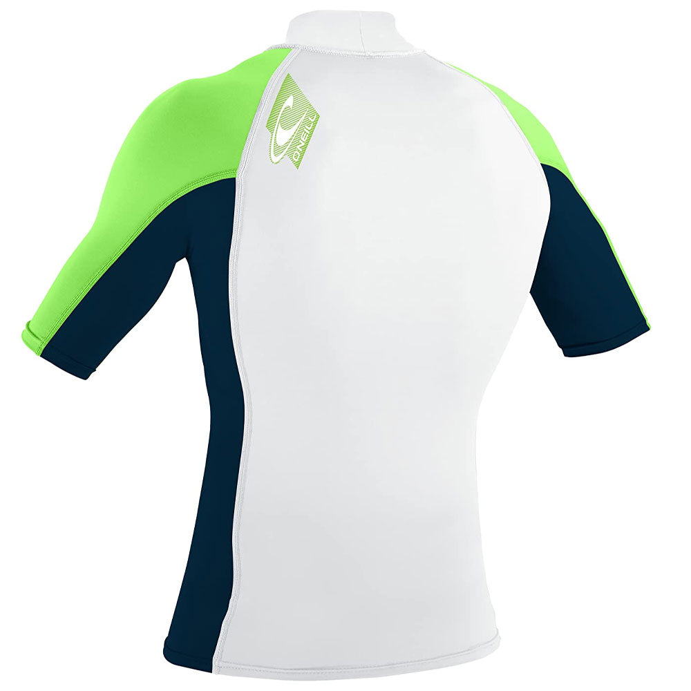 O'Neill Premium Skins Turtle Neck Rash Guard - White Abyss