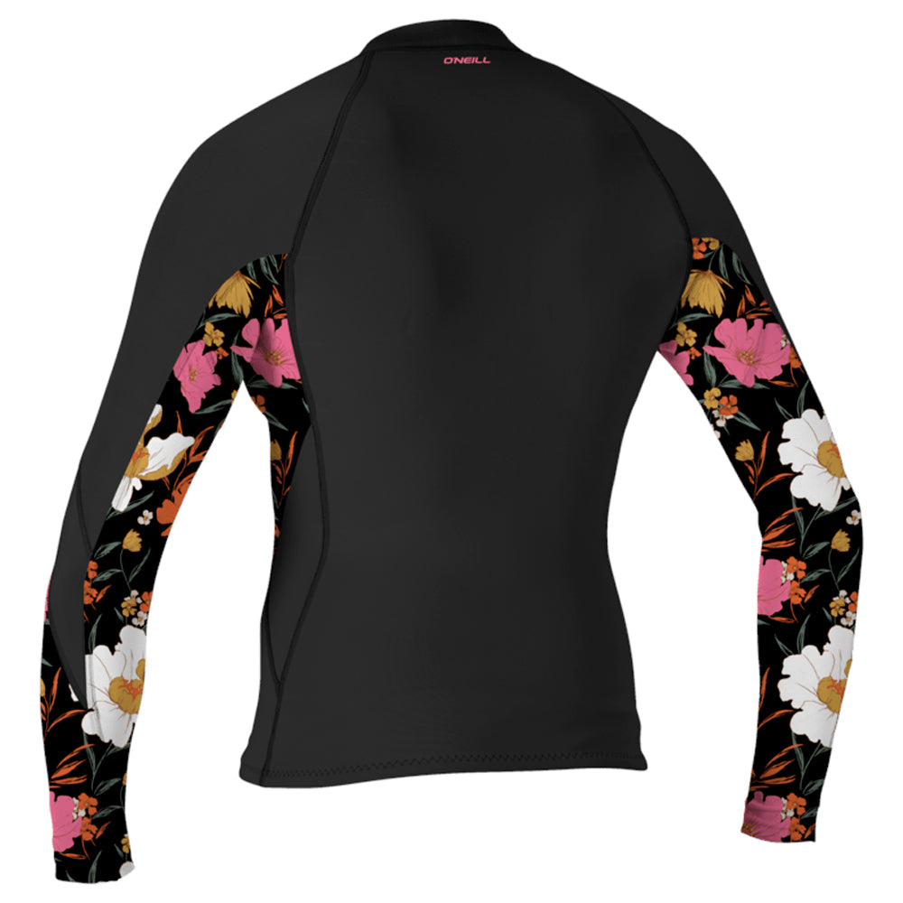 O'Neill Womens Bahia 1/0.5mm Full Zip Jacket - Black/Bluemchen