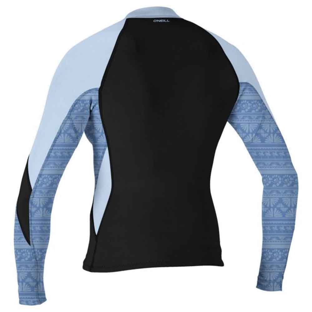 O'Neill Womens Bahia 1/0.5mm Full Zip Jacket Black / Surfabstract