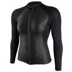 O'Neill Womens Bahia 1/0.5mm Full-Zip Jacket - Glide Black