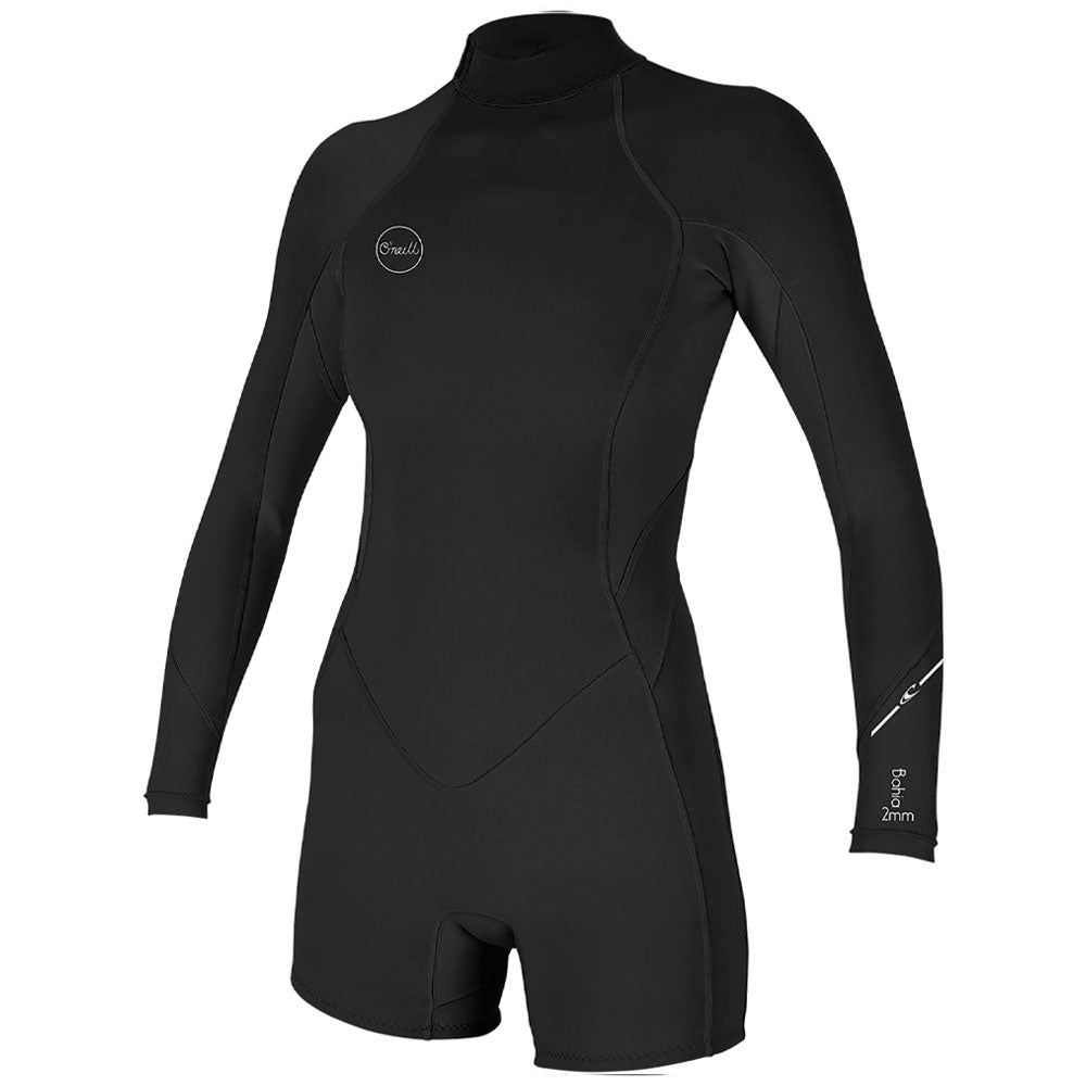 O'Neill Womens Bahia 2/1mm Longsleeve Shortie Black