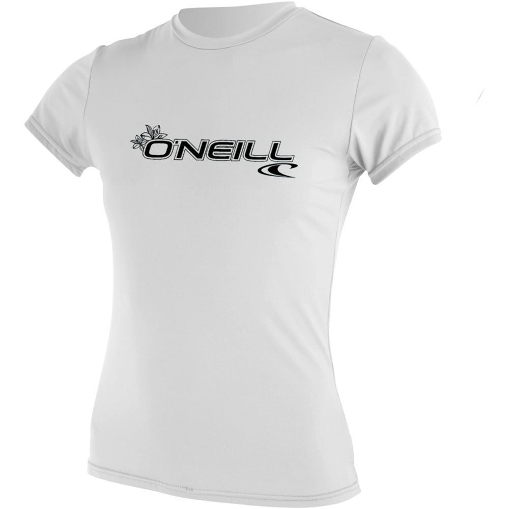 O'Neill Womens Basic Skins UV T Shirt - White