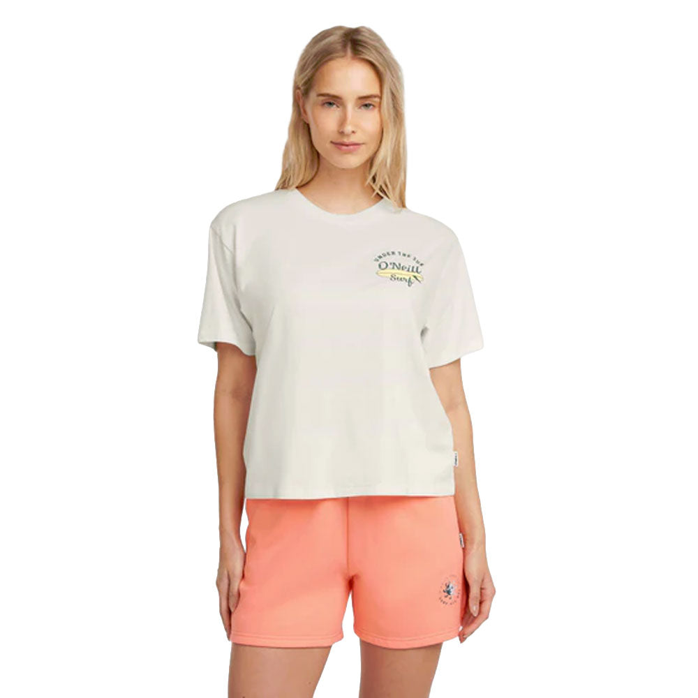O'Neill Womens Boxy Back Print T-Shirt