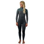 O'Neill Womens Epic 3/2mm Chest Zip Full Temperd Steel Surf
