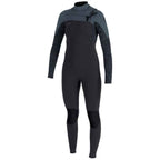 O'Neill Womens Epic 4/3mm Chest Zip Full Temperd Steel Surf