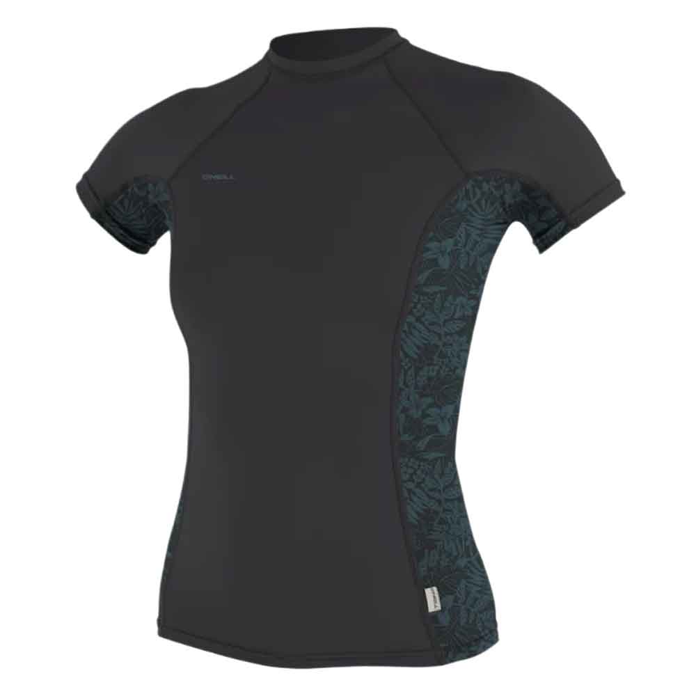 O'Neill Womens Hyperfreak Skins Rash Guard Temperd Steel