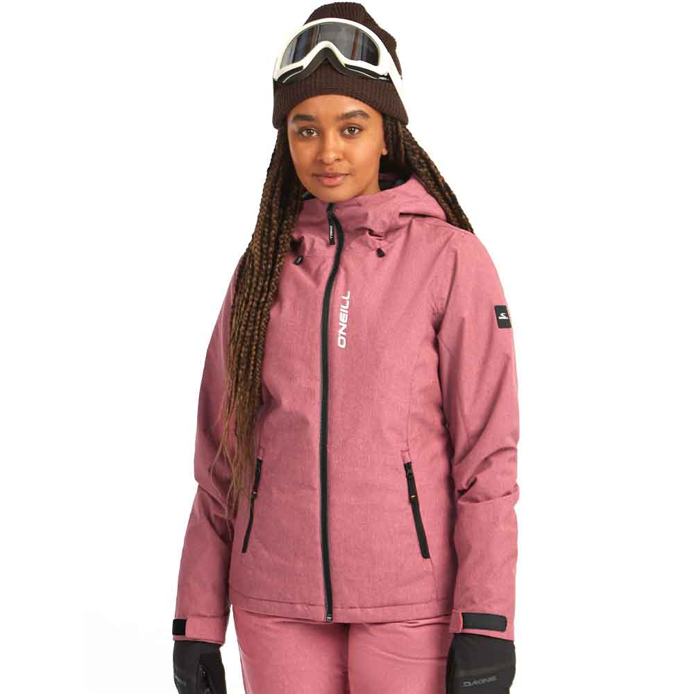 O'Neill Womens Melange Snow Jacket Skater Pink