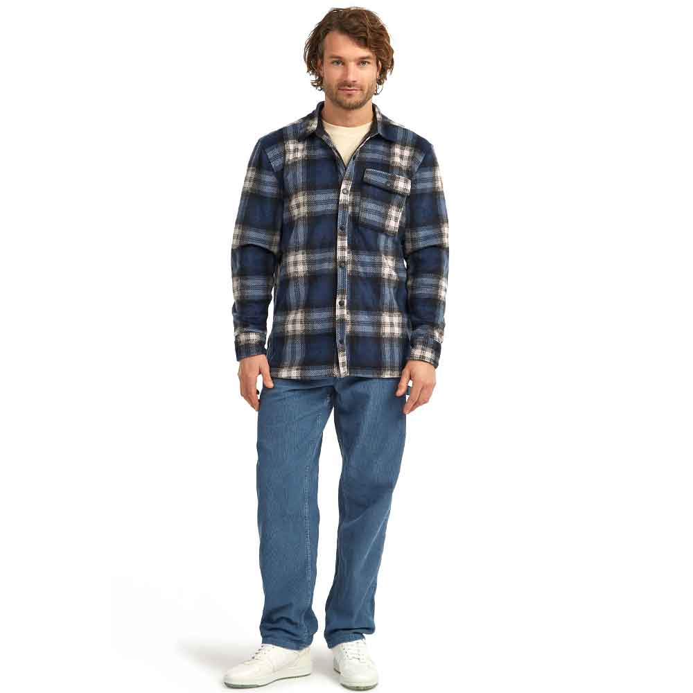 O'Riginals Superfleece Shirt Mozart Blue Check