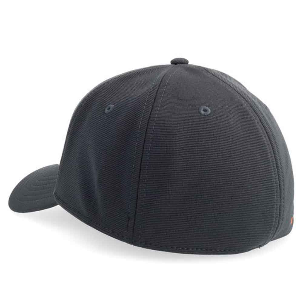 Oakley Bark Embossed Hat Pitch Black/Flame Red