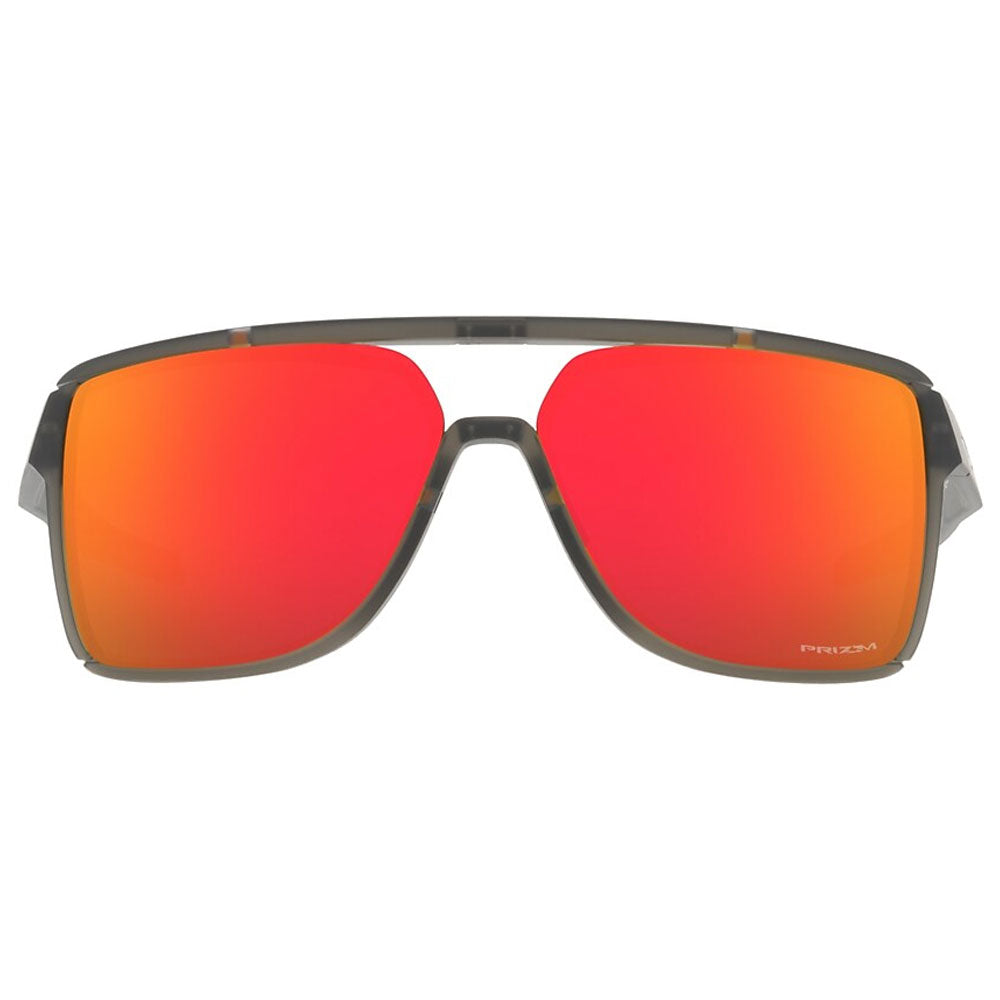 Oakley Castel Matte Grey Smoke With Prizm Ruby Lens